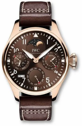 IWC Big Pilot Perpetual Calendar Red Gold / Brown / Latin America IW5028-04 (IW502804)